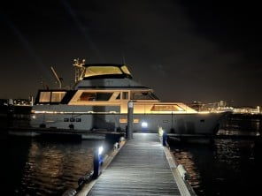 Luxury Classic Motor Yacht at Cobbs Quay Marina